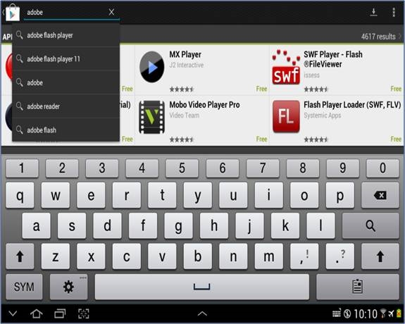 adobe flash for android 4